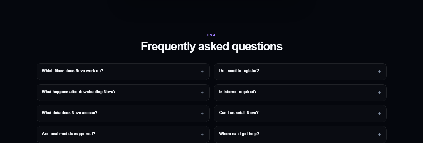 Clear answers about Nova Labs